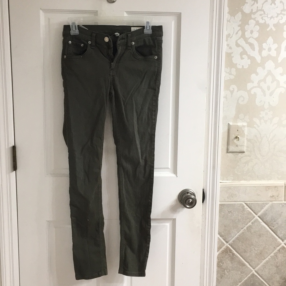 Rag & Bone Green Skinny Jeans